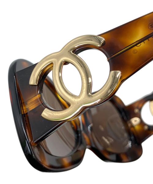 CHANEL（シャネル）CHANEL (シャネル) ココマークサングラス ブラウンの古着・服飾アイテム