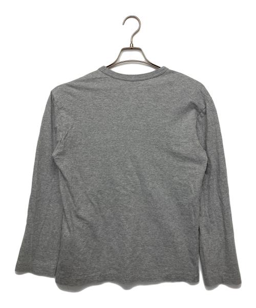 PLAY COMME des GARCONS（プレイコムデギャルソン）PLAY COMME des GARCONS (プレイコムデギャルソン) 長袖カットソー グレー サイズ:Lの古着・服飾アイテム