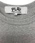 中古・古着 PLAY COMME des GARCONS (プレイコムデギャルソン) 長袖カットソー グレー サイズ:L：5000円