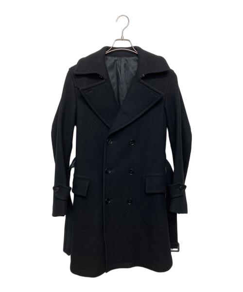 SCYEBASICS（サイベーシックス）SCYEBASICS (サイベーシックス) メルトントレンチコート ブラック サイズ:36の古着・服飾アイテム