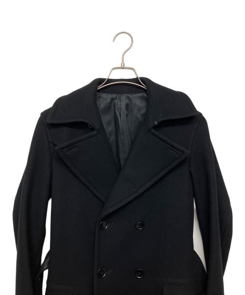 SCYEBASICS（サイベーシックス）SCYEBASICS (サイベーシックス) メルトントレンチコート ブラック サイズ:36の古着・服飾アイテム