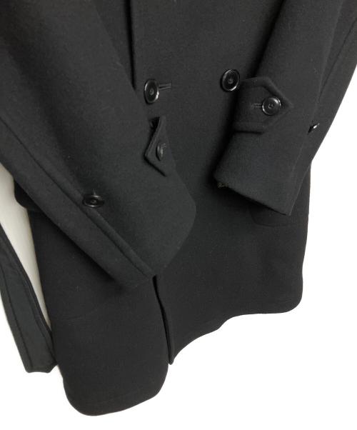 SCYEBASICS（サイベーシックス）SCYEBASICS (サイベーシックス) メルトントレンチコート ブラック サイズ:36の古着・服飾アイテム