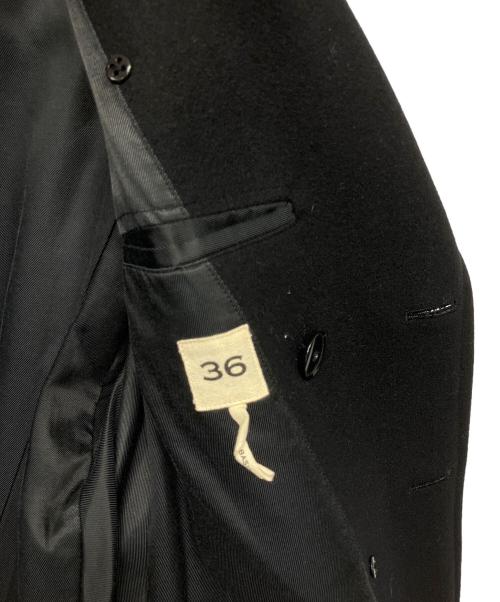 SCYEBASICS（サイベーシックス）SCYEBASICS (サイベーシックス) メルトントレンチコート ブラック サイズ:36の古着・服飾アイテム
