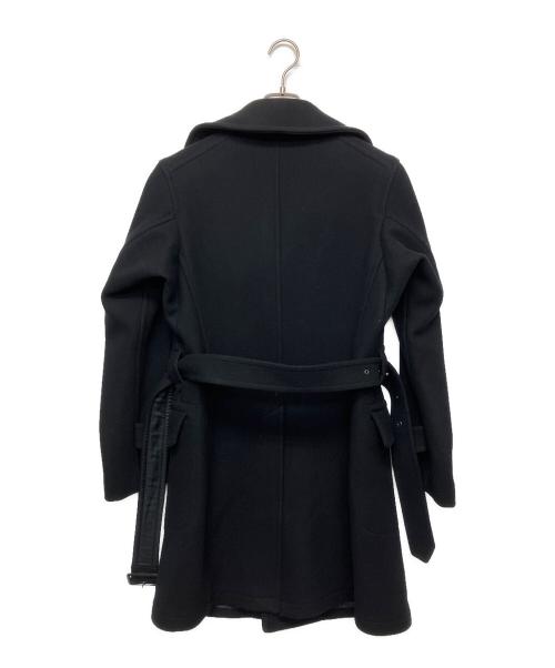 SCYEBASICS（サイベーシックス）SCYEBASICS (サイベーシックス) メルトントレンチコート ブラック サイズ:36の古着・服飾アイテム