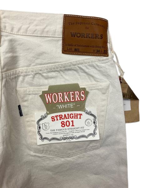 WORKERS（ワーカーズ）WORKERS (ワーカーズ) パンツ ホワイト サイズ:86cm (W34) 未使用品の古着・服飾アイテム