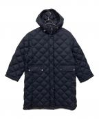 MACKINTOSH LONDONマッキントッシュ ロンドン）の古着「ダウンキルトフーデッドコート」｜ネイビー