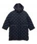 MACKINTOSH LONDON（マッキントッシュ ロンドン）の古着「ダウンキルトフーデッドコート」｜ネイビー