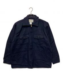 MELTON（メルトン）の古着「ジップアップジャケット」｜ネイビー