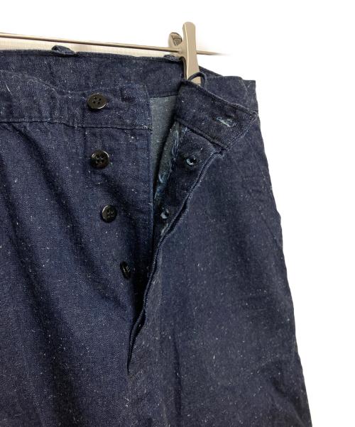 TCB jeans（ティーシービー ジーンズ）TCB jeans (ティーシービー ジーンズ) ボタンフライデニムベイカーパンツ インディゴ サイズ:36の古着・服飾アイテム