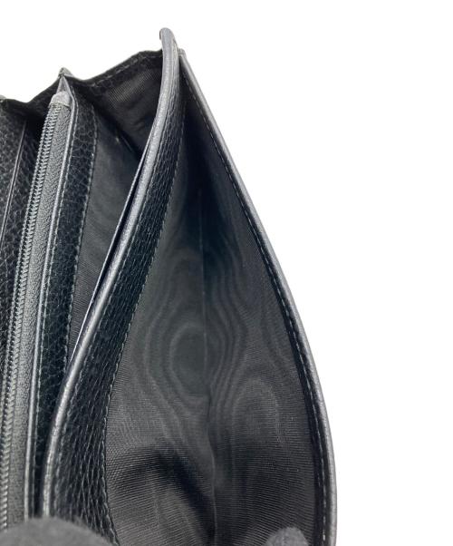 GUCCI（グッチ）GUCCI (グッチ) ダブルGコンチネンタルウォレット ブラックの古着・服飾アイテム