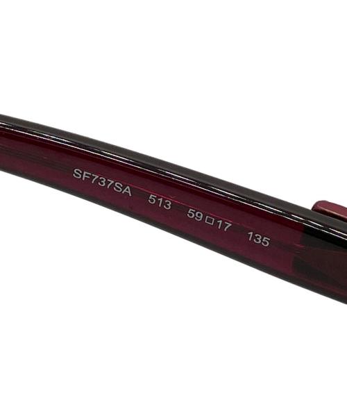 Salvatore Ferragamo（サルヴァトーレ フェラガモ）Salvatore Ferragamo (サルヴァトーレ フェラガモ) サングラス ボルドーの古着・服飾アイテム