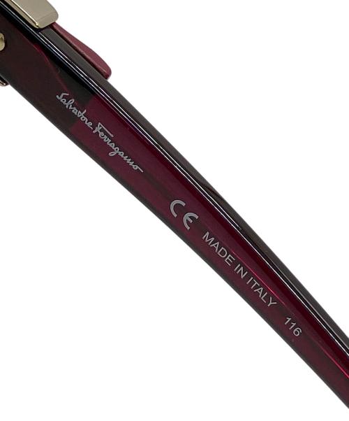 Salvatore Ferragamo（サルヴァトーレ フェラガモ）Salvatore Ferragamo (サルヴァトーレ フェラガモ) サングラス ボルドーの古着・服飾アイテム