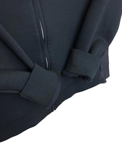 BARNEYS NEWYORK（バーニーズ・ニューヨーク）BARNEYS NEWYORK (バーニーズ・ニューヨーク) ダンボールニットフリルパーカー ネイビー サイズ:40の古着・服飾アイテム