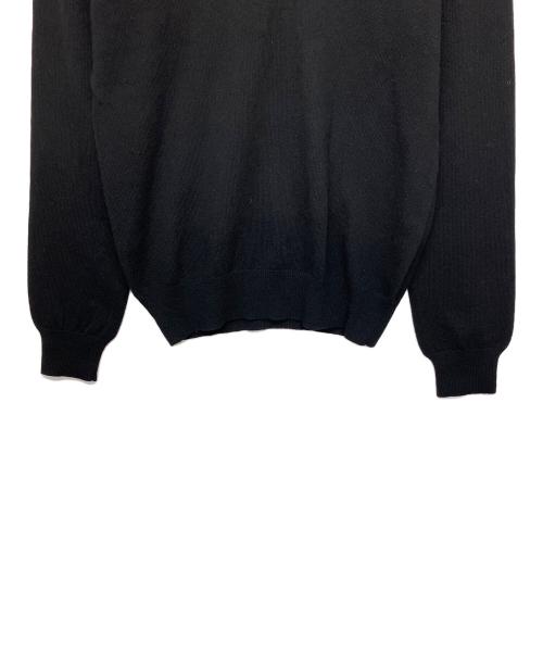 PLAY COMME des GARCONS（プレイコムデギャルソン）PLAY COMME des GARCONS (プレイコムデギャルソン) ハートワッペンVネックニット ブラック サイズ:Mの古着・服飾アイテム