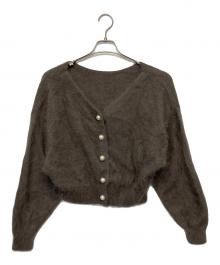 Mystrada（マイストラーダ）の古着「ニットカーディガン」｜グレー