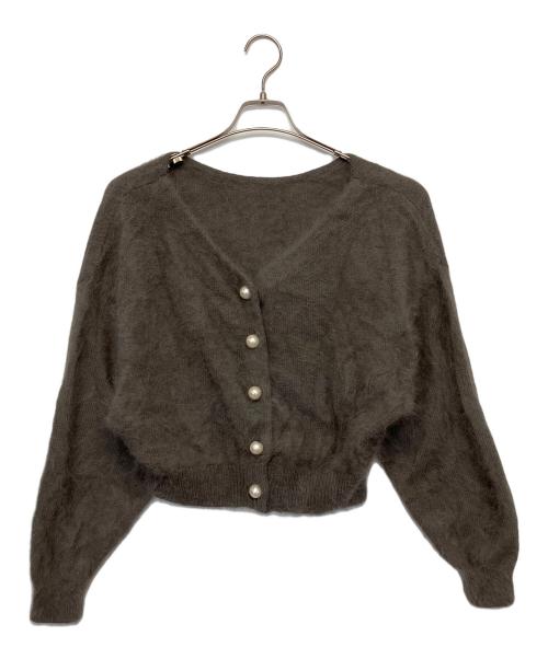 Mystrada（マイストラーダ）Mystrada (マイストラーダ) ニットカーディガン グレー サイズ:38の古着・服飾アイテム