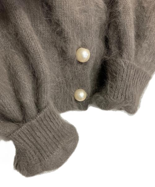 Mystrada（マイストラーダ）Mystrada (マイストラーダ) ニットカーディガン グレー サイズ:38の古着・服飾アイテム