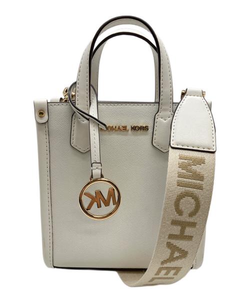 MICHAEL KORS（マイケル・コース）MICHAEL KORS (マイケル・コース) 2WAYバッグ ホワイトの古着・服飾アイテム