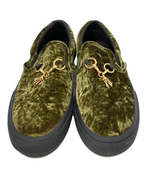 VANS（ヴァンズ）VANS (ヴァンズ) Needles (ニードルズ) スリッポン グリーン サイズ:26.5cmの古着・服飾アイテム