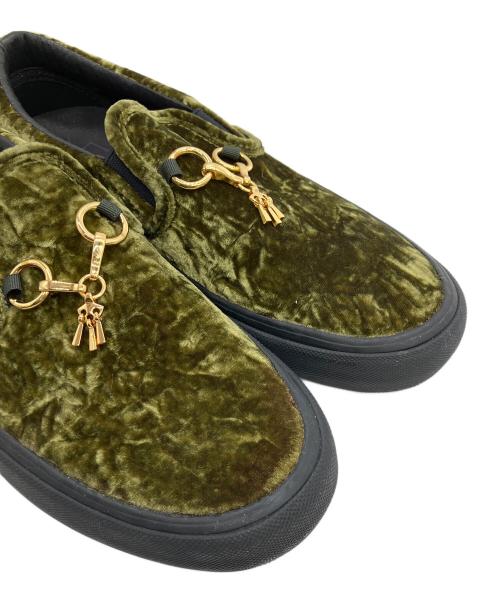 VANS（ヴァンズ）VANS (ヴァンズ) Needles (ニードルズ) スリッポン グリーン サイズ:26.5cmの古着・服飾アイテム