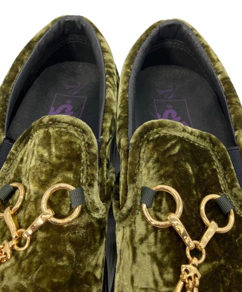 VANS（ヴァンズ）VANS (ヴァンズ) Needles (ニードルズ) スリッポン グリーン サイズ:26.5cmの古着・服飾アイテム