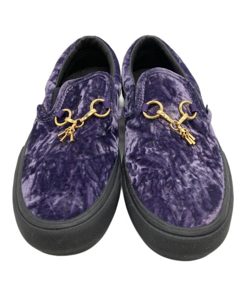 VANS（ヴァンズ）VANS (ヴァンズ) Needles (ニードルズ) スリッポン パープル サイズ:26.5の古着・服飾アイテム