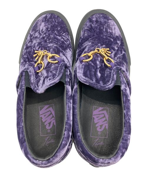VANS（ヴァンズ）VANS (ヴァンズ) Needles (ニードルズ) スリッポン パープル サイズ:26.5の古着・服飾アイテム