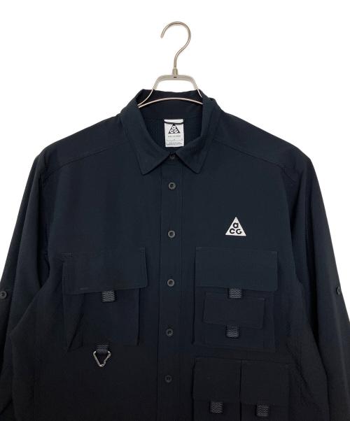 NIKE ACG（ナイキエーシージー）NIKE ACG (ナイキエーシージー) デバーステイショントレイルトップ ブラック サイズ:Lの古着・服飾アイテム