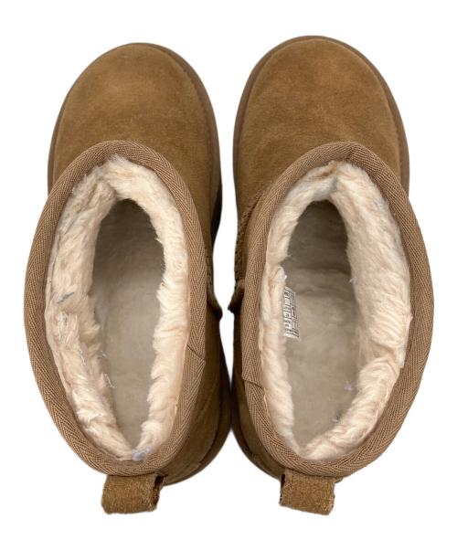 UGG（アグ）UGG (アグ) Classic Ultra Mini Platform　ショートブーツ ブラウン サイズ:24cmの古着・服飾アイテム