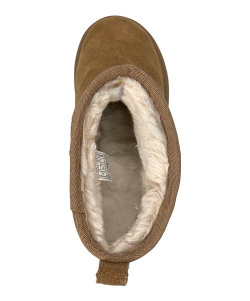 UGG（アグ）UGG (アグ) Classic Ultra Mini Platform　ショートブーツ ブラウン サイズ:24cmの古着・服飾アイテム