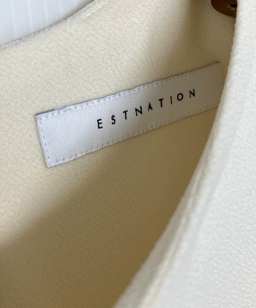 ESTNATION（エストネーション）ESTNATION (エストネーション) オールインワン ホワイト サイズ:36 未使用品の古着・服飾アイテム