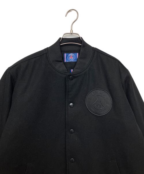 Paris Saint-Germain（パリサンジェルマン）Paris Saint-Germain (パリサンジェルマン) オールメルトンジャケット ブラック サイズ:L　 未使用品の古着・服飾アイテム