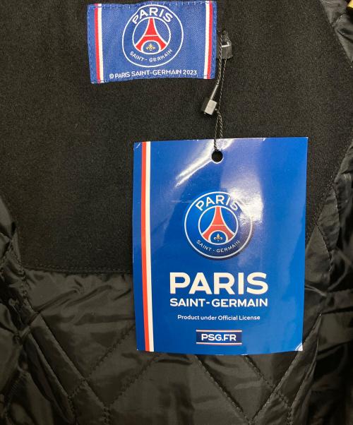 Paris Saint-Germain（パリサンジェルマン）Paris Saint-Germain (パリサンジェルマン) オールメルトンジャケット ブラック サイズ:L　 未使用品の古着・服飾アイテム
