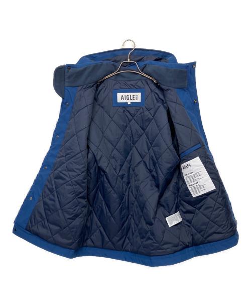 AIGLE（エーグル）AIGLE (エーグル) インサレーションロングジャケット ブルー サイズ:Mの古着・服飾アイテム