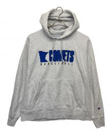 Champion REVERSE WEAVE（チャンピオン リバース ウィーブ）の古着「Champion REVERSE WEAVE　青ﾀｸﾞ　プルオーバーパーカー」｜グレー