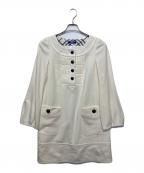 BURBERRY BLUE LABELバーバリーロンドンブルーレーベル）の古着「長袖ワンピース」｜アイボリー