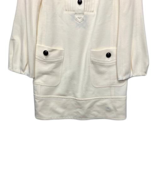 BURBERRY BLUE LABEL（バーバリー ブルー レーベル）BURBERRY BLUE LABEL (バーバリーロンドンブルーレーベル) 長袖ワンピース アイボリー サイズ:38の古着・服飾アイテム