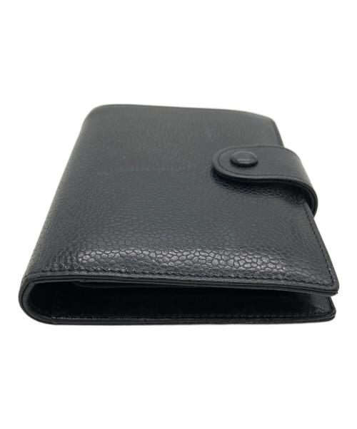 CHANEL（シャネル）CHANEL (シャネル) マトラッセ　2つ折り財布 ブラックの古着・服飾アイテム