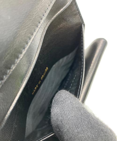 CHANEL（シャネル）CHANEL (シャネル) マトラッセ　2つ折り財布 ブラックの古着・服飾アイテム