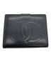 CHANEL (シャネル) マトラッセ　2つ折り財布 ブラック：45000円
