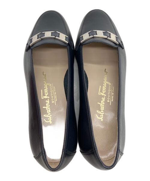 Salvatore Ferragamo（サルヴァトーレ フェラガモ）Salvatore Ferragamo (サルヴァトーレ フェラガモ) パンプス ブラック サイズ:5の古着・服飾アイテム