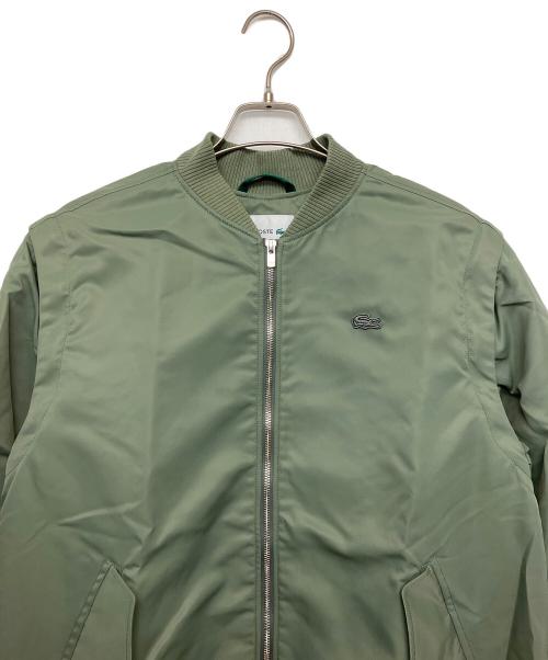 LACOSTE（ラコステ）LACOSTE (ラコステ) デタッチャブルスリーブボンバージャケット オリーブ サイズ:36の古着・服飾アイテム
