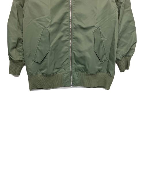 LACOSTE（ラコステ）LACOSTE (ラコステ) デタッチャブルスリーブボンバージャケット オリーブ サイズ:36の古着・服飾アイテム