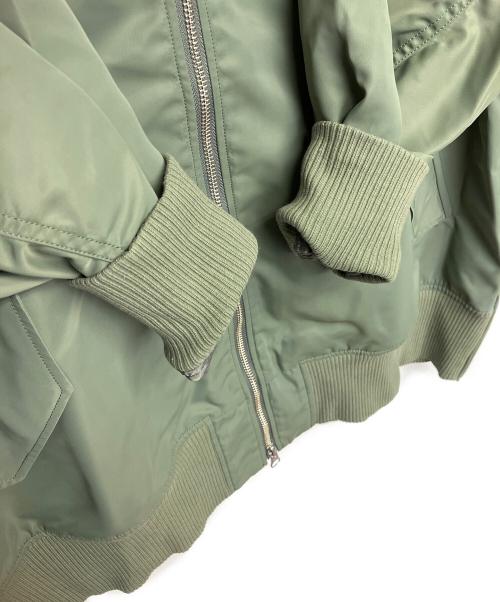 LACOSTE（ラコステ）LACOSTE (ラコステ) デタッチャブルスリーブボンバージャケット オリーブ サイズ:36の古着・服飾アイテム