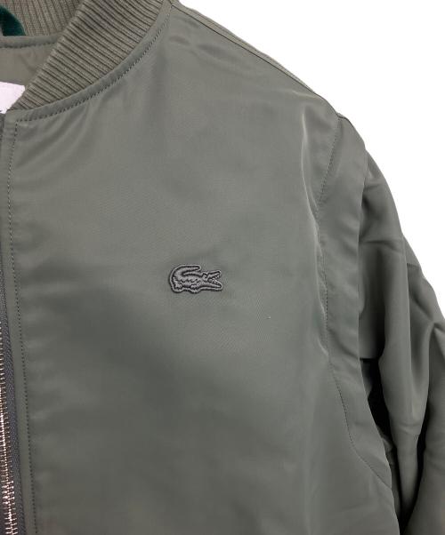 LACOSTE（ラコステ）LACOSTE (ラコステ) デタッチャブルスリーブボンバージャケット オリーブ サイズ:36の古着・服飾アイテム