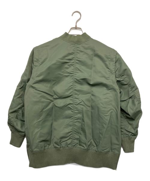 LACOSTE（ラコステ）LACOSTE (ラコステ) デタッチャブルスリーブボンバージャケット オリーブ サイズ:36の古着・服飾アイテム