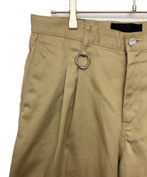 TARO HORIUCHI（タロウホリウチ）TARO HORIUCHI (タロウホリウチ) Semi-Wide Tailored Pants ブラウン サイズ:48の古着・服飾アイテム