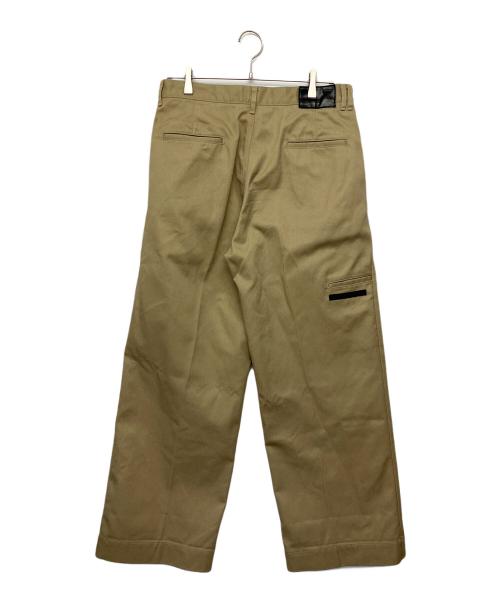 TARO HORIUCHI（タロウホリウチ）TARO HORIUCHI (タロウホリウチ) Semi-Wide Tailored Pants ブラウン サイズ:48の古着・服飾アイテム