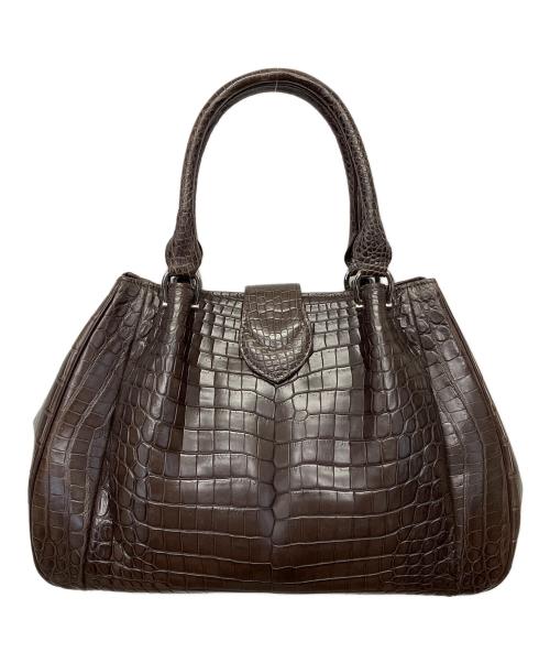 BAGFAN（バッグファン）BAGFAN (バッグファン) ハンドバッグ ブラウンの古着・服飾アイテム