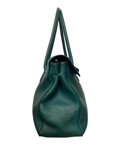 Boosters（ブースターズ）Boosters (ブースターズ) レザートートバッグ グリーンの古着・服飾アイテム